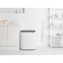 Мусорный бак Touch Bin Bo (60 л), Белый Brabantia
