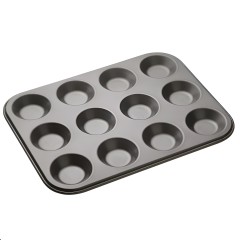 Форма для выпечки с антипригарным покрытием на 12 отверстий MasterClass, 32х24 см. Kitchen Craft