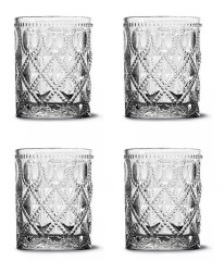 Набор стаканов для воды Dubai, прозрачный, 0,3 л. 4 шт. WD Lifestyle