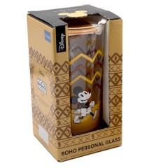 Стакан, 465 мл. коричневая крышка BOHO Disney LUCARIS
