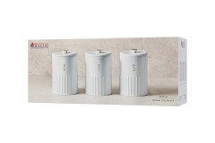 Набор банок для сыпучих продуктов Astor, белые, 1,45 л. 3 шт. Maxwell & Williams